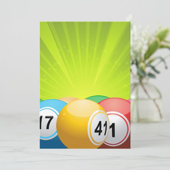 Bingo Balls Invitation (Creator Uploaded)