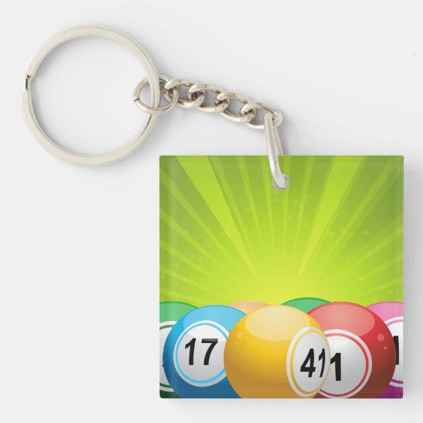 Bingo Keychains No Minimum Quantity Zazzle