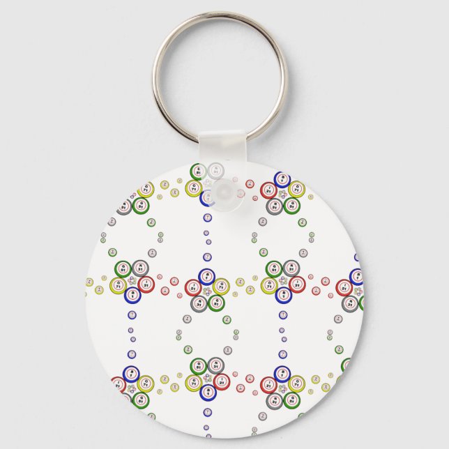 Bingo Balls Keychain (Front)