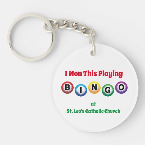 Bingo Balls Keychain