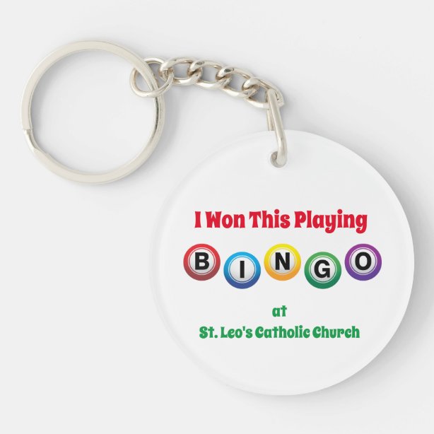 Bingo Keychains No Minimum Quantity Zazzle