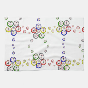 Bingo Balls Kitchen Towel