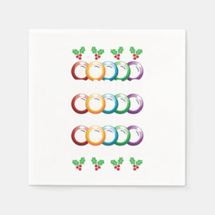 Bingo Balls Lucky Game Player Gambler Gift Napkins