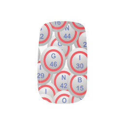 Bingo Balls Minx Nail Art