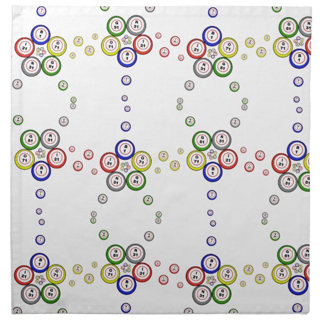 Bingo Balls Napkin (Front)