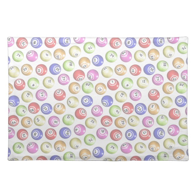 Bingo Balls Placemat (Front)