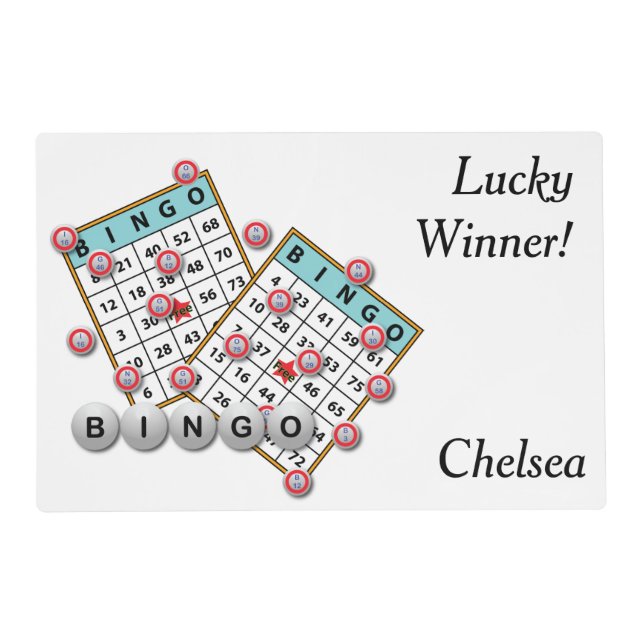 Bingo Balls Placemat (Front)