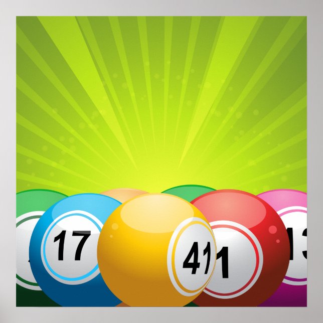 Bingo Balls Poster (Front)