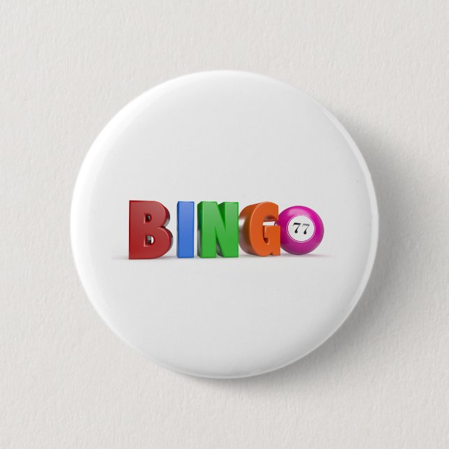 bingo balls with numbers set button (Front)