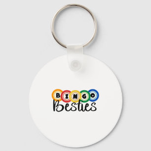 Bingo Besties Bingo Buddy Funny Bingo Keychain