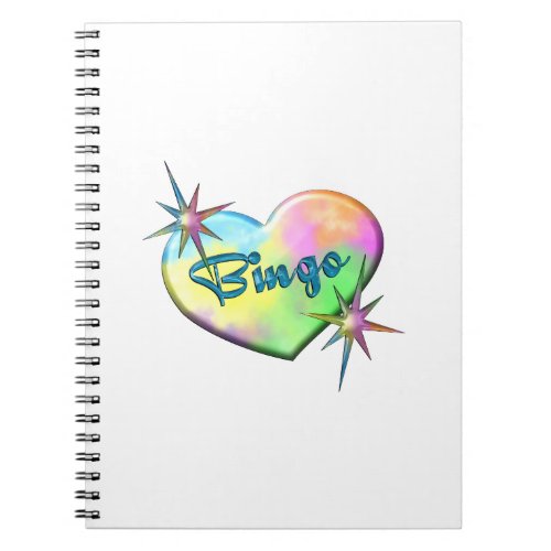 Bingo Big Heart Notebook