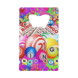 BINGO BINGO Designed By CBDOilPrincess  Credit Card Bottle Opener