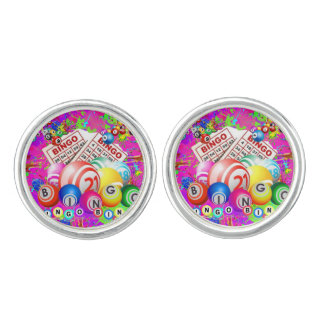 BINGO BINGO Designed By CBDOilPrincess  Cufflinks