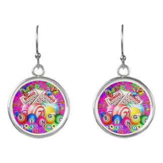 BINGO BINGO Designed By CBDOilPrincess  Earrings