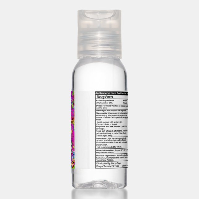 BINGO BINGO Designed By CBDOilPrincess  Hand Sanitizer (Back)