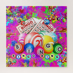 BINGO BINGO Designed By CBDOilPrincess Jigsaw Puzzle