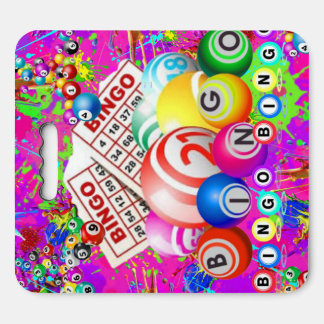 BINGO BINGO Designed By CBDOilPrincess  Seat Cushion