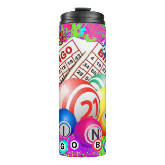BINGO BINGO Designed By CBDOilPrincess  Thermal Tumbler