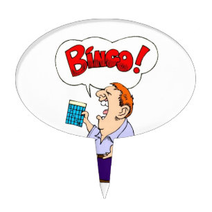 Bingo Cake Topper