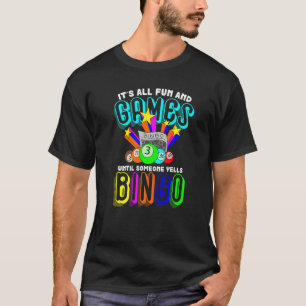 Bingo Caller Bingo Player Lottery Gambling Bingo T-Shirt