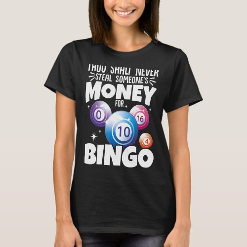Bingo Caller Player Lucky Bingo 26 T_Shirt