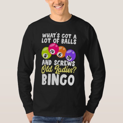 Bingo Caller Player Lucky Bingo 34 T_Shirt