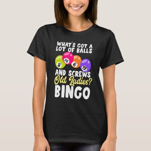 Bingo Caller Player Lucky Bingo 34 T_Shirt