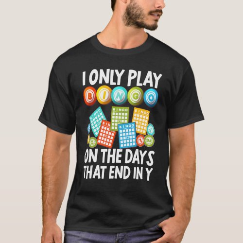 Bingo Caller Player Lucky Bingo 53 T_Shirt