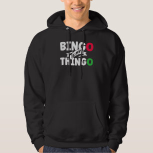 Bingo Caller Playing Card Game Win Lucky Bingo The Hoodie