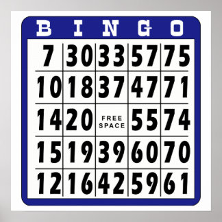 Bingo Posters | Zazzle