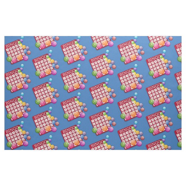 Bingo Fabric Zazzle