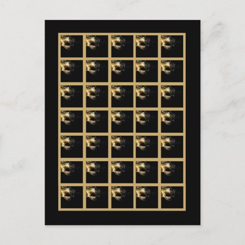 Bingo Card Markers Mis XV Gold Black