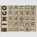 Bingo Card Tissue Paper