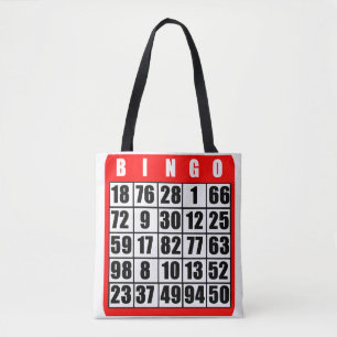 Bingo Card Tote Bag