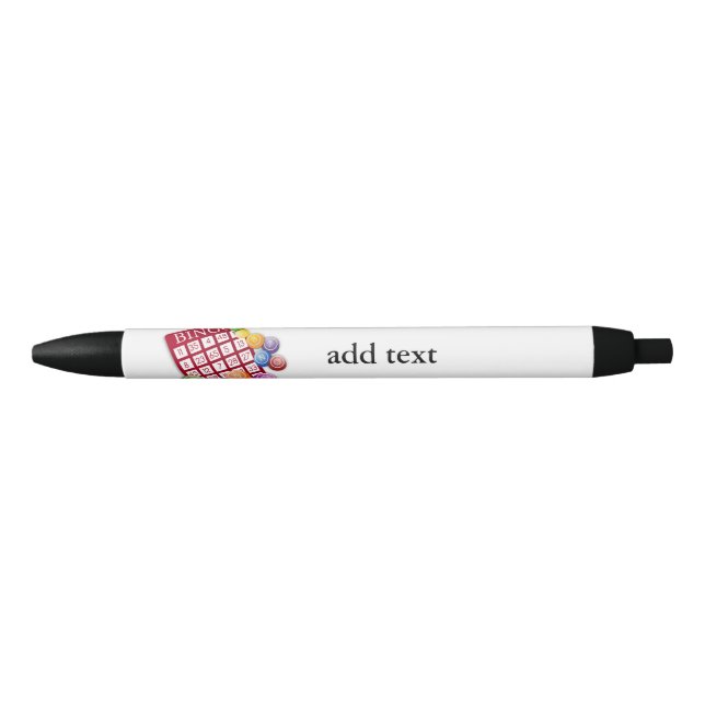 BINGO Card with BINGO Balls Pen (Front)