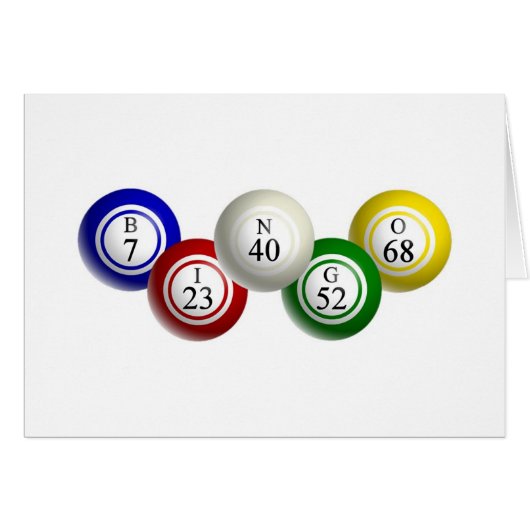 Bingo Cards (Front Horizontal)