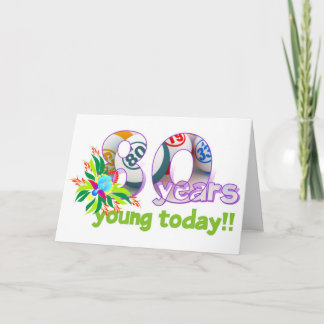 Bingo cards - 80th birthday