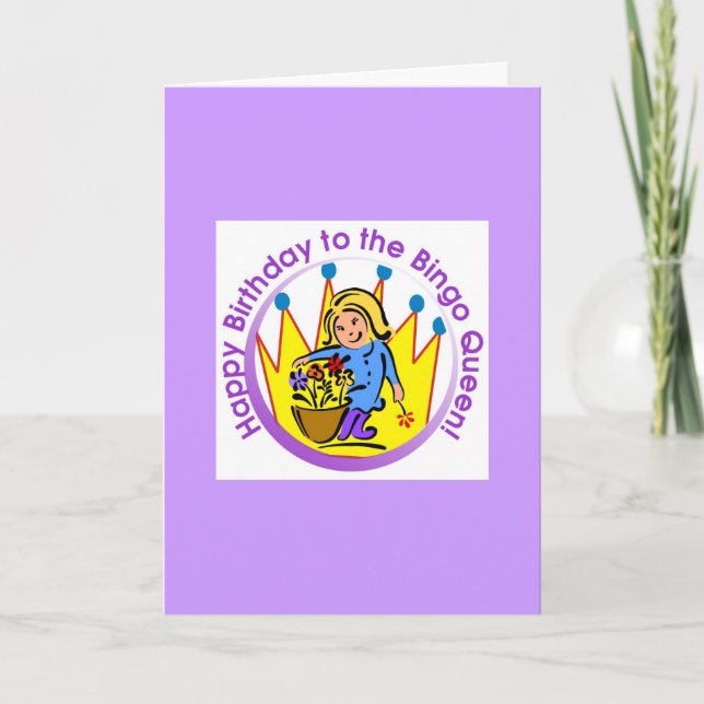 Bingo cards - happy birthday  (Front)