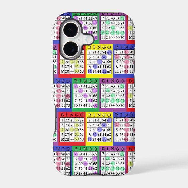BINGO Cards Iphone Case (Back)