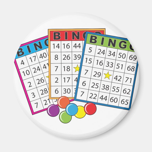 Bingo Cards Magnet (Front)
