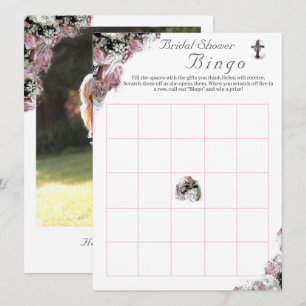  Bingo Catholic Bridal Shower Game & Photo