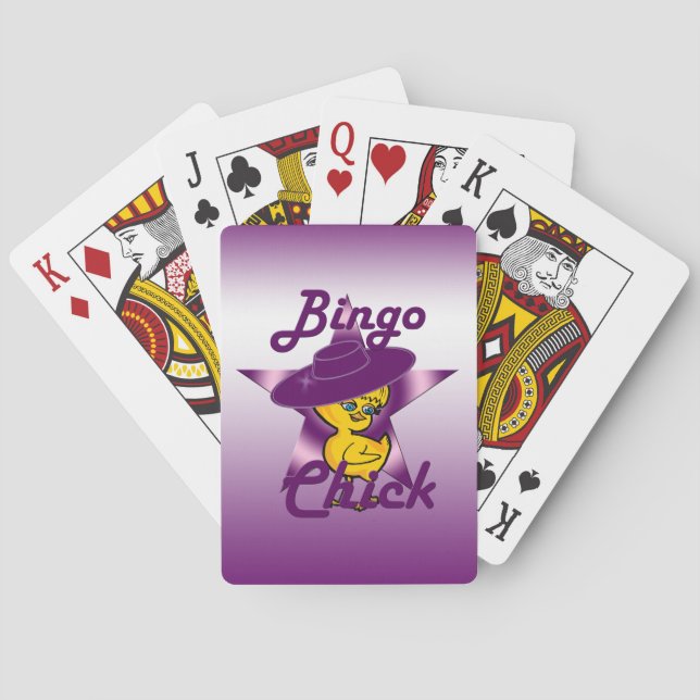 Bingo Chick #9 Poker Cards (Back)
