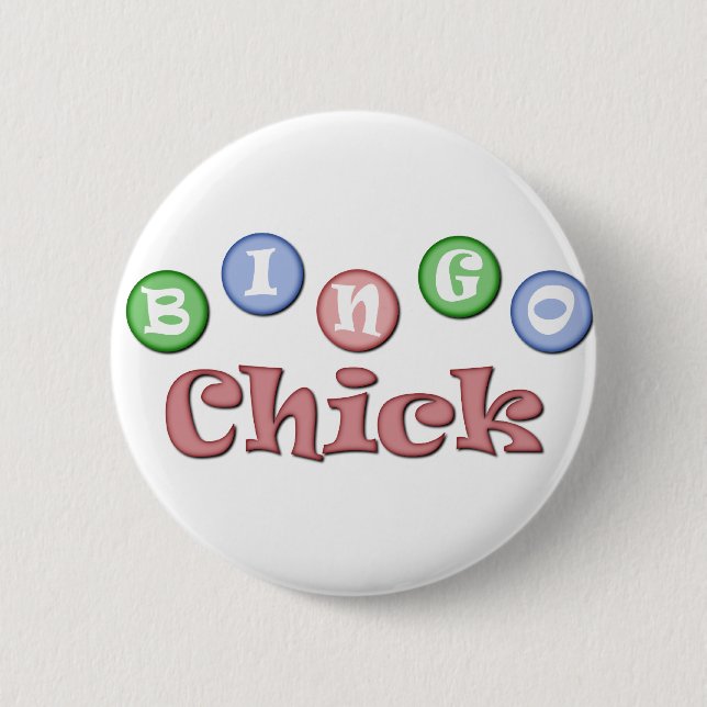 Bingo Chick Button (Front)
