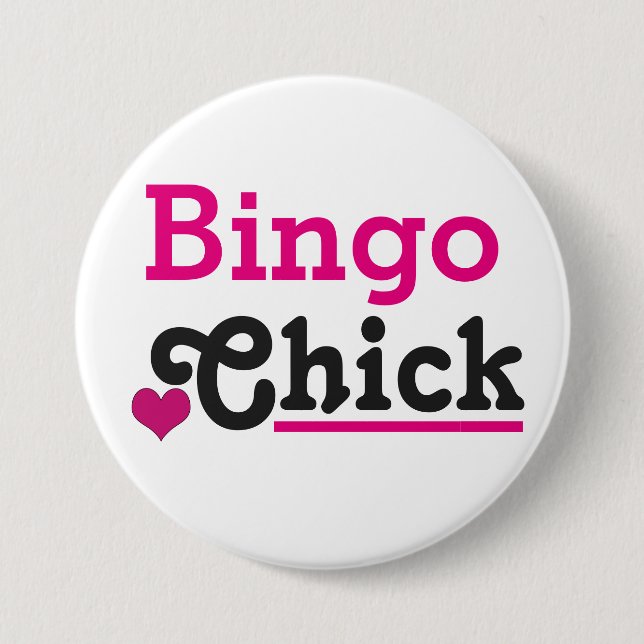 Bingo Chick Button (Front)
