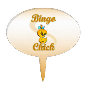 Bingo Chick Cake Topper