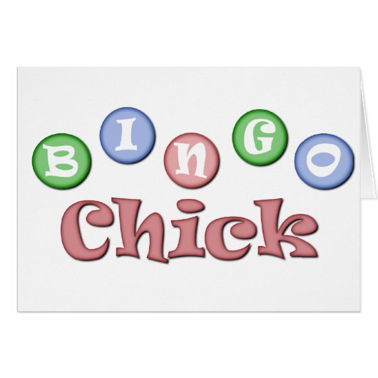 Bingo Chick Cards (Front Horizontal)
