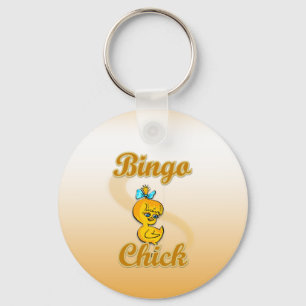 Bingo Chick Keychain