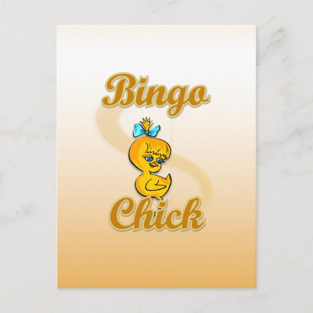 Bingo Chick Postcard (Front)