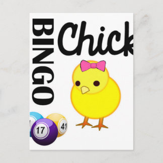 Bingo Chick Postcard