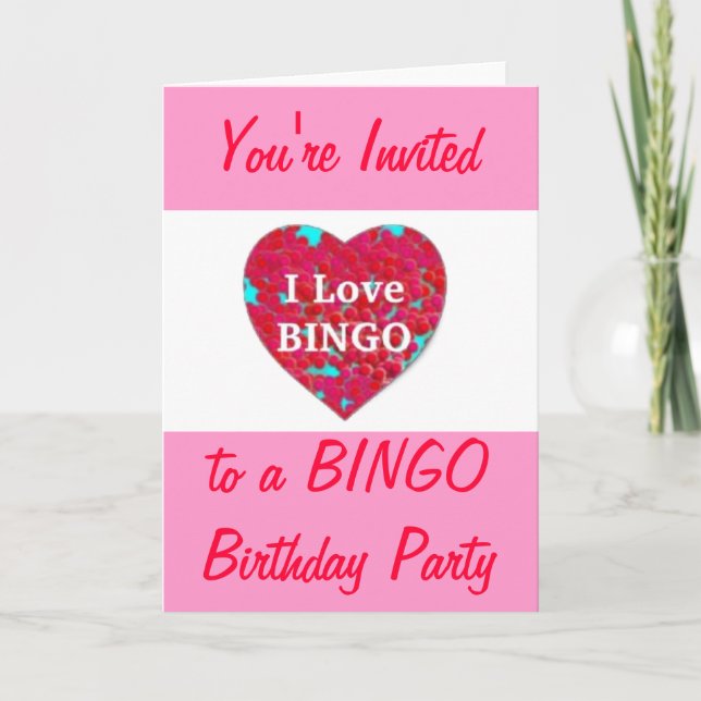 Bingo Chips Invitation (Front)